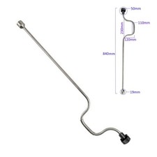 Verlängerung Handkurbel 840mm 19mm Wohnwagen Kurbelstütze Ausdrehstütze Anhänger