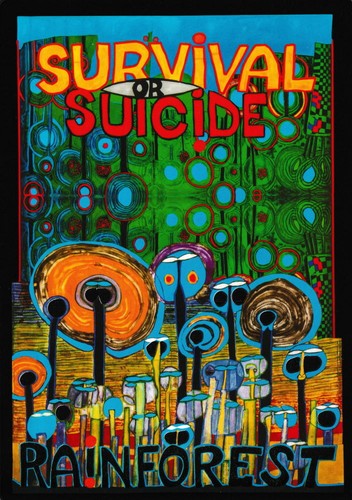 Kunstkarte hundertwasser - kunstkarte,