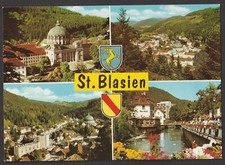 St. Blasien von 1970 eine " Mehrfach-Ansichtskarte " der Hochschwarzwaldstadt