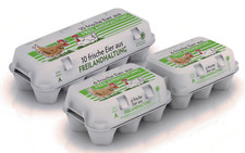 Eier kartons frische - "frische, aus