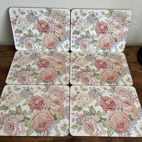 Vintage tischsets rose chintz - vintage,