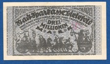 10 122 Notgeld Stadt Bielefeld 3 Millionen Mark, 11.8.1923, Nordrhein-Westfalen