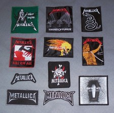 11 PATCHES / AUFNÄHER - METALLICA - TRASH METAL/HEAVY METAL - KONVOLUT/SAMMLUNG
