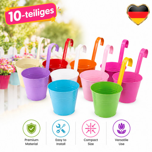 Kräutertopf 10x hängetopf - 10x,