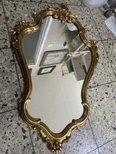 Spiegel Dielenspiegel Wandspiegel Oval  Dekor Antik Stil 87x54cm Vintage Prunk