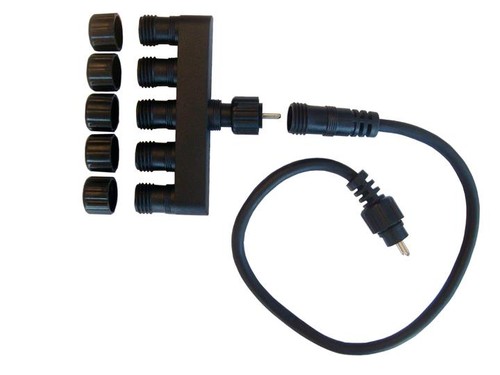 Mehrfachstecker fach polig - 5-fach, 2