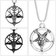 Halskette Pentagramm Baphomet