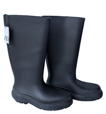 ZARA Gummistiefel Modelle 1019/810 Große 41 Farbe Schwarz Neue Gratis Versand