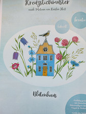 Acufactum Blütenhaus Kreuzstichvorlage  sticken kreuzstich vorlagen