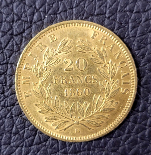 Goldmünze franc frankreich - 20,