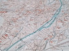 ANTIKER STADTPLAN VON MÜNCHEN
