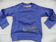 OILILY schönes Sweatshirt Auto blau Gr. 104 TOP ST420