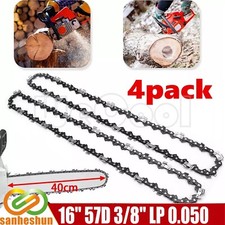4x Sägekette 40cm 57TG 3/8" P