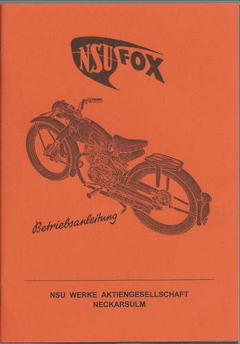 Betriebsanleitung nsu fox - nsu, 4