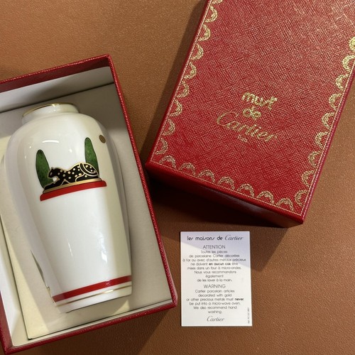 Neu cartier vase limoges - cartier, la