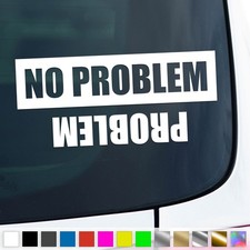 No Problem Aufkleber 4WD AWD