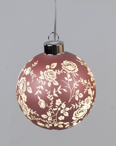 Led deko kugel rosen zum - deko,