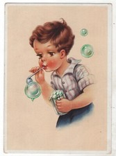 1955 Little BOY blows soap