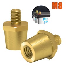 2PCS Satz Batterie Pol Adapter M8 Standardpol Schraubpol Batteriepol Adapter 