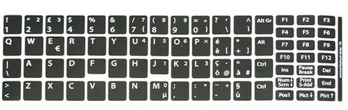 Tastaturaufkleber notebook - tastaturaufkleber,