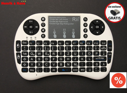 Rii funk kabellos mini - i8+,