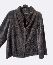 ANNETTE GÖRTZ SAMT JACKE "FLOCKPRINT" BROKAT MUSTER EDEL