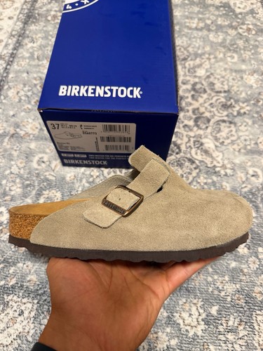 Birkenstock boston clog taupe - clog,