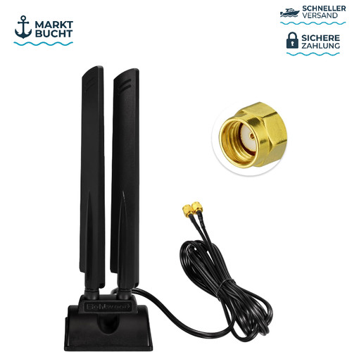 Wlan antenne tri band sma - wlan,