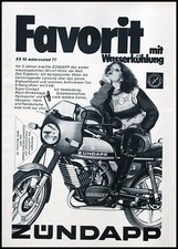 Zündapp KS 50 WC TT, originale Werbung aus 1978