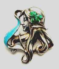 Vintage Silber Art Nouveau