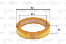 VALEO Luftfilter für FORD Capri AUDI 50 80 B1 B2 B3 100 C1 C2 C3 Coupe B4 VW 