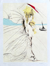 Salvador Dali Lithographie COA