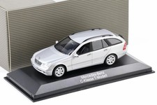 1:43 Minichamps Mercedes C-Klasse T-Modell S203 silver metallic DEALER VERSION