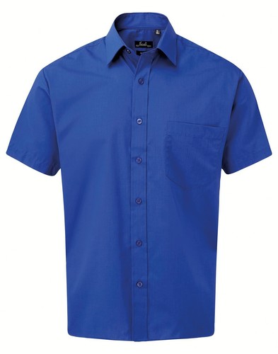 Herren kurzarm popelin hemd - kurzarm,