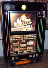 Slimline Multi Gold DE Luxe +Dispenser Spielautomat Geldspielgerät für Privat