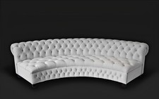 Ledersofa sofa couch rundsofa - couch,