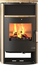 Accente Kaminofen Pamir Sandstein schwarz 6,7 kW  Kaminofen