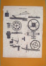 Original alter antiker Druck