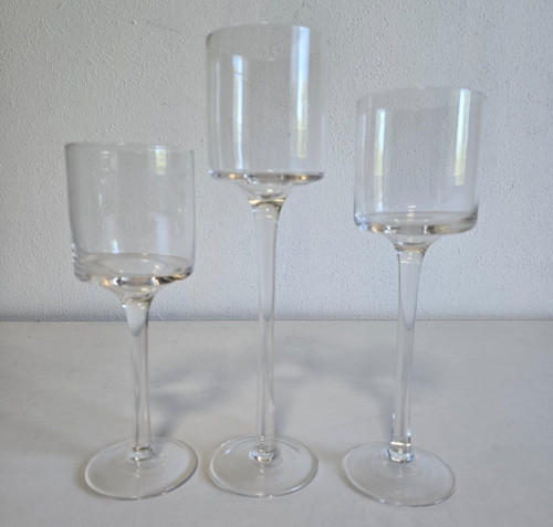 Glas kerzenhalter 3er - glas, –