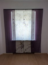 Klett-Flächenvorhänge/Schiebegardinen (optional Vorhangschiene)