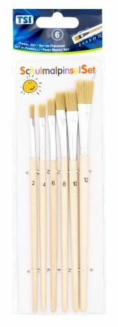 Pinsel set borstenpinsel 6er - pinsel,