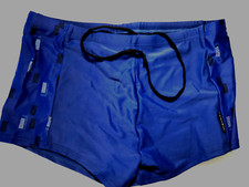 Badehose Schwimmhose Kastenbadehose Blau  Gr. 4 - S  Neu