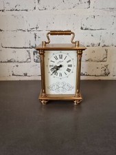 Tischuhr schwere Messinguhr/