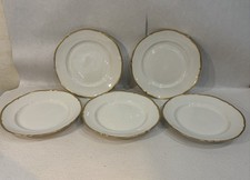 5 x KPM Berlin Teller Goldrand Ø 26,5cm