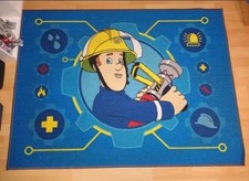 Auflösung kinder teppich blau 100x130 cm Feuerwehrmann sam fireman sam 