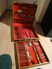 Besteckset Messing ca. 78