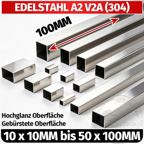 Edelstahl vierkantrohr - edelstahl,