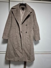 DKNY DONNA KARAN NEW YORK Mantel aus Wollmix wärmend  mit Bindegürtel Größe S/M