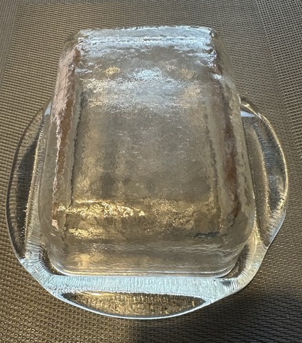 Butterdose aus glas - aus,