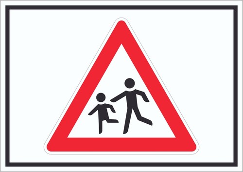 Achtung kinder symbol - achtung,